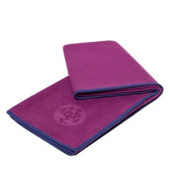 Manduka EQua Yoga Hand Towel Purple Lotus -Yoga Balance 7139075981355 purplelotus